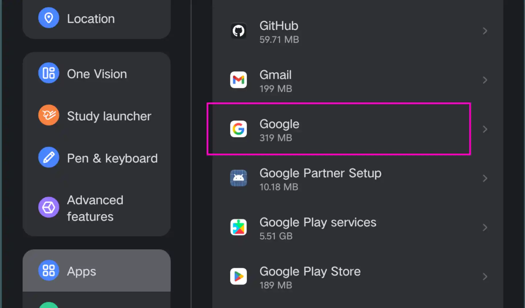 Click Google App