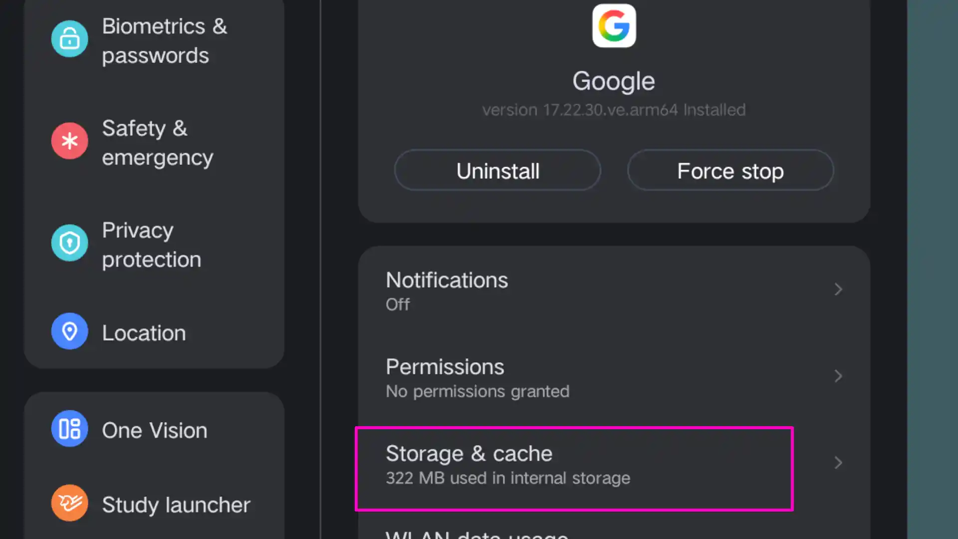 Storage & Cache